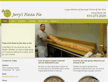 Tablet Screenshot of jerryspizzapie.com